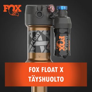FOX Float X Uusi takaiskunvaimentimen täyshuolto